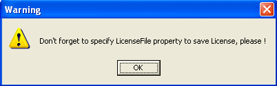 specify license file 