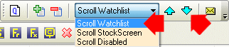 scroll active watchlist